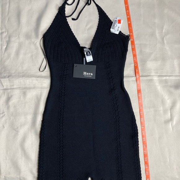 NEW Hera Collection Black Halter Romper - Picture 12 of 16